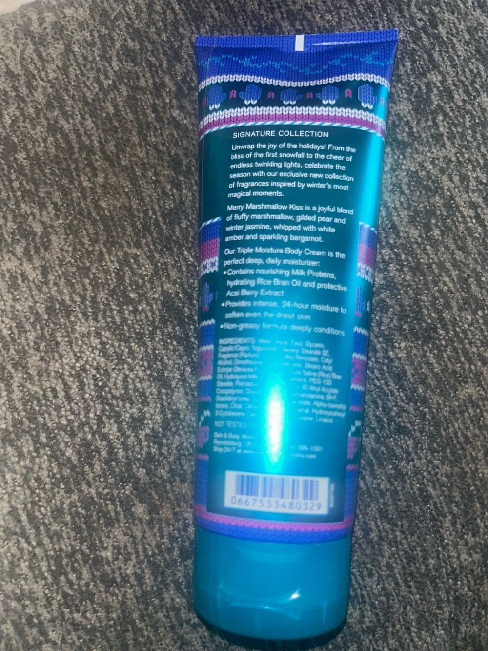 Bath & Body Works MERRY MARSHMALLOW KISS Body Cream 8oz